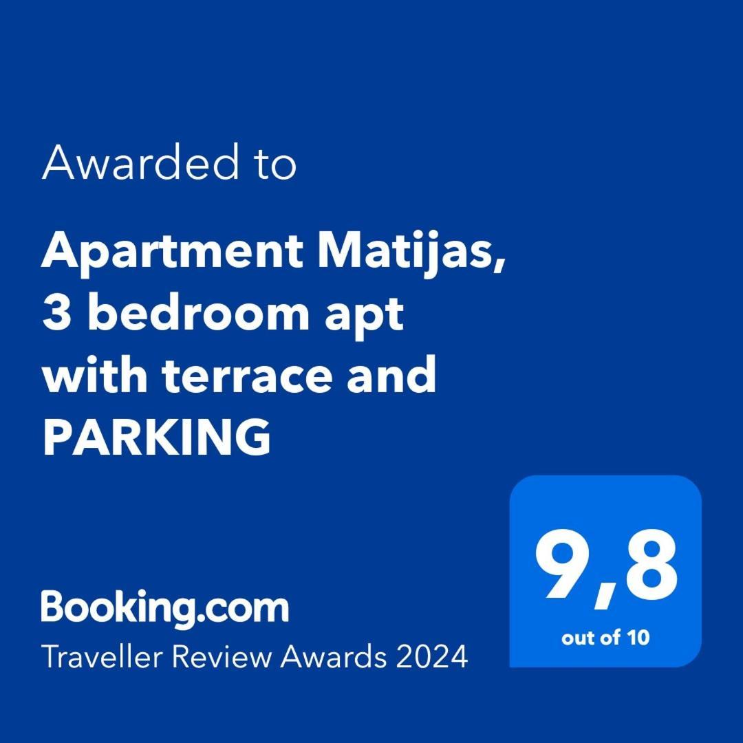 Apartment Matijas, 3 Bedroom Apt With Terrace And Parking Split Eksteriør bilde